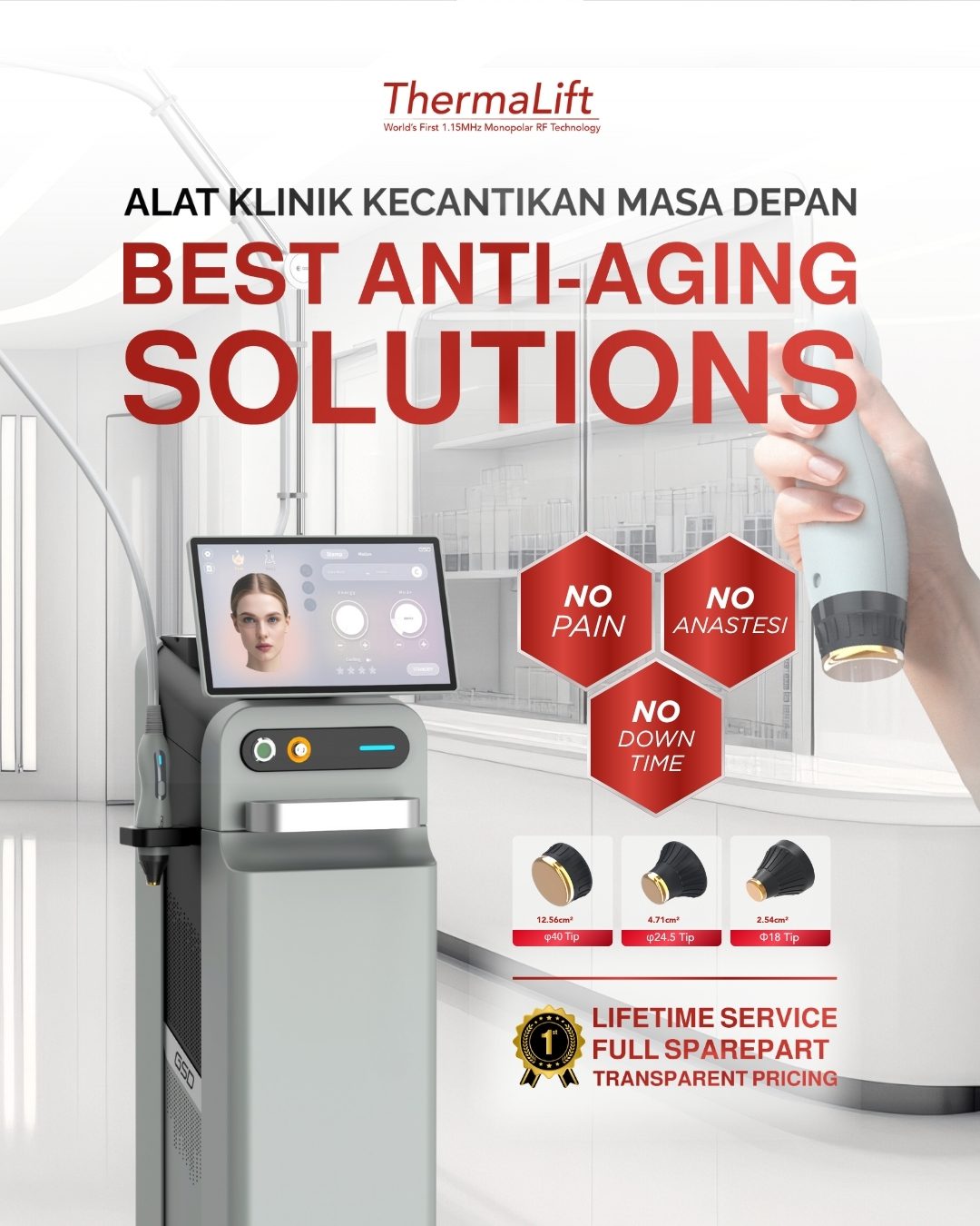 Gambar Alat ThermaLift dan Garansi Layanan